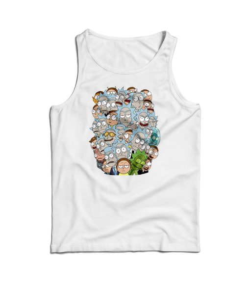 Rick and Morty Outnumbered Tank Top Cheap For Men’s And Women’s