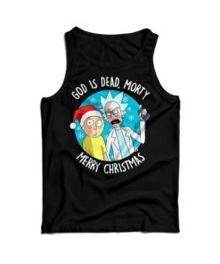 Rick and Morty X Merry Christmas Parody Tank Top For UNISEX