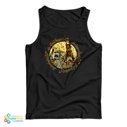 Rick and Morty X The Lord Of The Rings Tank Top For UNISEX
