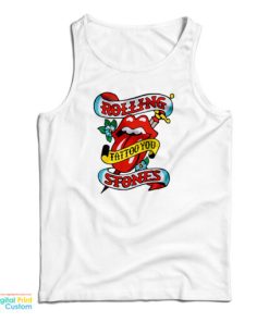 Rolling Stones Tattoo You Flower Tank Top