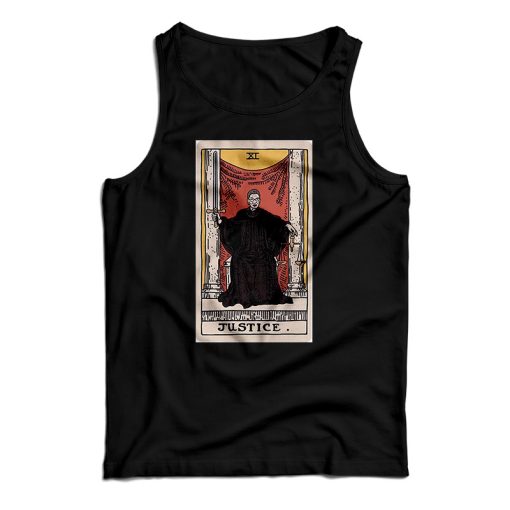 Ruth Bader Ginsburg RBG Tarot Card Justice Tank Top For UNISEX