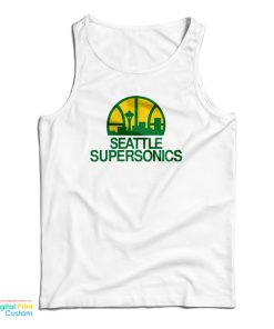 Seattle Supersonics Tank Top For UNISEX