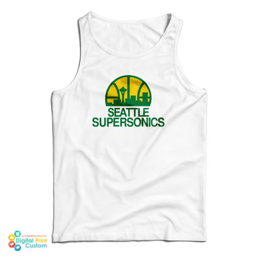 Seattle Supersonics Tank Top For UNISEX