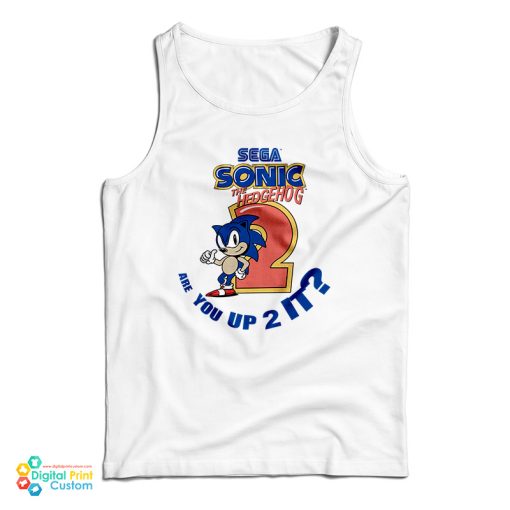 Sega Sonic The Hedgehog Are You Up 2 It Tank Top For UNISEX