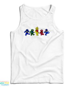 Sesame Street Dancing Bear Style Tank Top For UNISEX