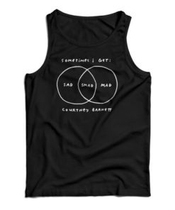 Sometimes I Get Sad Smad Mad Courtney Barnett Tank Top
