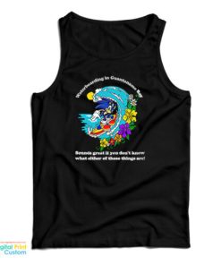 Sonic Waterboarding In Guantanamo Bay Tank Top For UNISEX