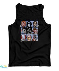 Spooky The Psycho Bunch Serial Killer Halloween Horror Tank Top