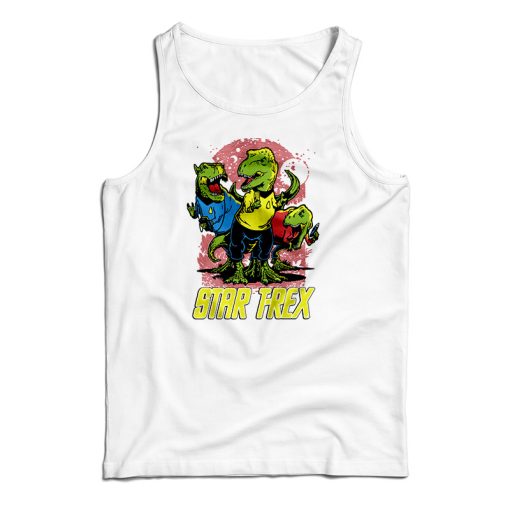 Star T-Rex Dinosaur Tank Top For UNISEX