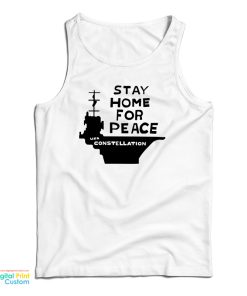 Stay Home For Peace – Joan Baez Tank Top