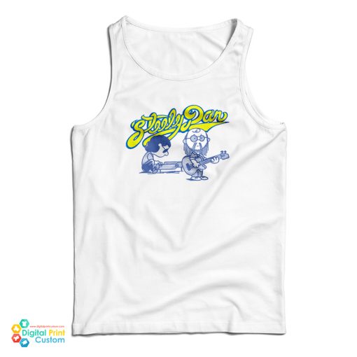 Steely Dan Brown Tank Top For UNISEX