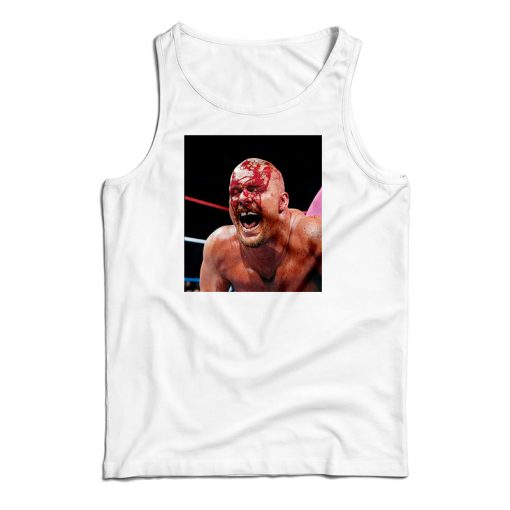 Stone Cold Steve Austin Blood Face Tank Top