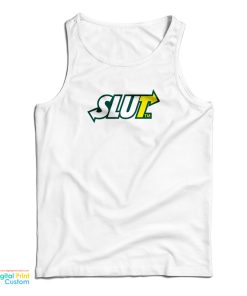 Subway Slut Logo Parody Tank Top