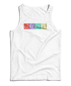 Surfaces Merch Multi-Color Logo White Tank