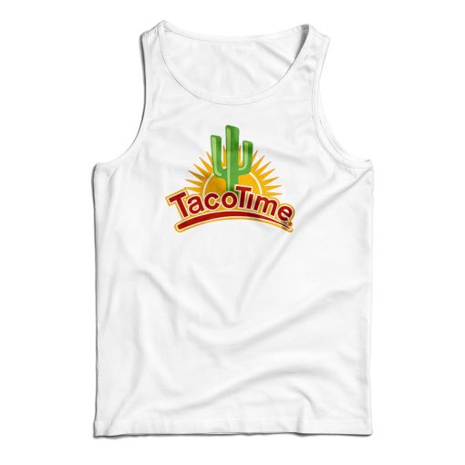 Taco Time Fast Food Restaurant Logo Tank Top