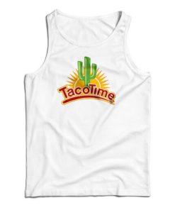 Taco Time Fast Food Restaurant Logo Tank Top