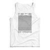 The 1975 Time Too Time Tank Top For UNISEX