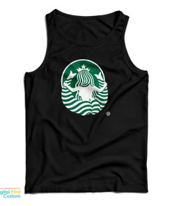 The Back Side Of The Starbucks Logo Tank