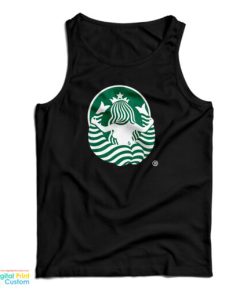 The Back Side Of The Starbucks Logo Tank