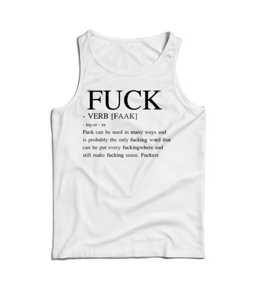 The Definition Of Fuck Tank Top Cheap For Men’s And Women’s