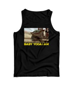 The Mandalorian Baby Yoda I Am Tank Top For Men’s And Women’s