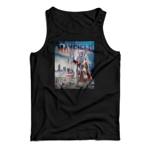 The Mandalorian Baker Mayfield Cleveland Browns Tank Top For UNISEX