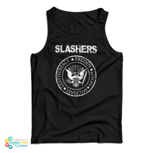 The Slashers Ramones Parody Horror Tank Top