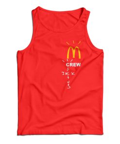 Travis Scott McDonald’s Crew Cactus Jack Tank Top For UNISEX