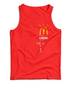 Travis Scott McDonald’s Crew Cactus Jack Tank Top For UNISEX
