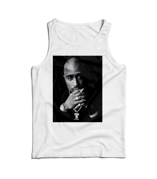 Tupac Shakur 2pac Smoke Tank Top Hip Hop Cheap For Men And Women