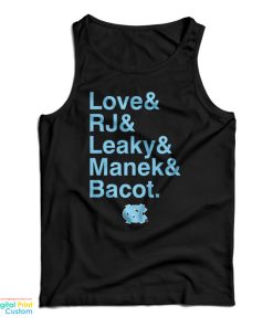 Unc Basketball Love And Rj And Leaky And Manek And Bacot Tank Top