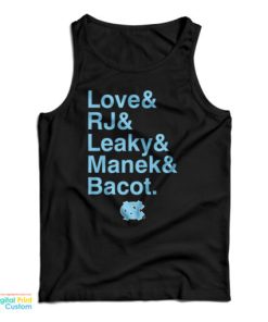 Unc Basketball Love And Rj And Leaky And Manek And Bacot Tank Top