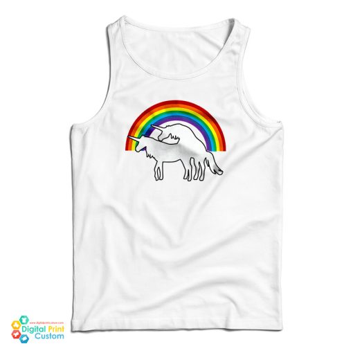 Uniporn Unicorn Parody Tank Top For UNISEX