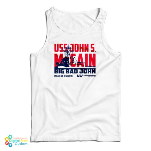 Uss John S. McCain Big Bad John Tank Top