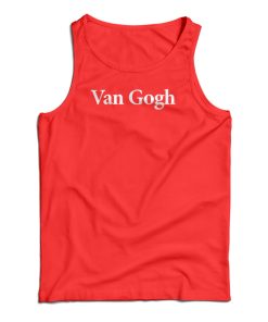 Van Gogh Lettering Tank Top For UNISEX