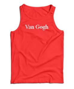 Van Gogh Lettering Tank Top For UNISEX