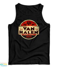 Van Halen Speed Shop World Tour Band Tank Top For UNISEX