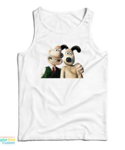 Vintage 1989 Wallace And Gromit Tank Top For UNISEX