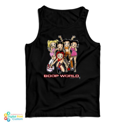 Vintage 1998 Betty Boop Spice Girls Boop World Tank Top