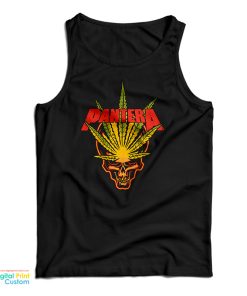 Vintage 90’s Pantera Pot Leaf Heavy Metal Band 1997 Tank Top