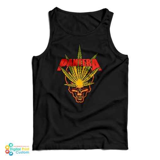 Vintage 90’s Pantera Pot Leaf Heavy Metal Band 1997 Tank Top