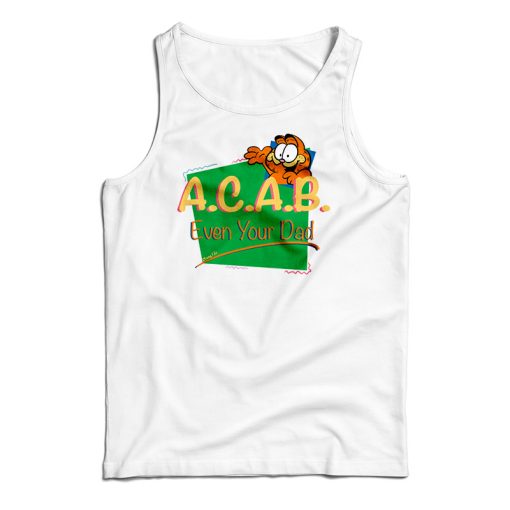 Vintage Inspired ACAB Garfield Tank Top