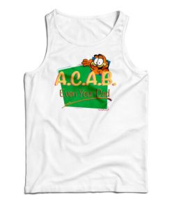 Vintage Inspired ACAB Garfield Tank Top