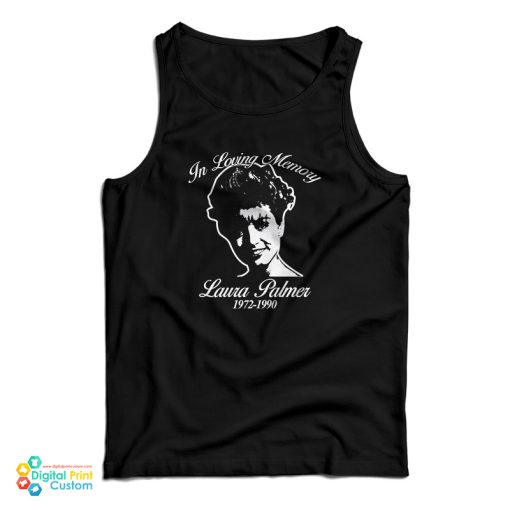 Vintage Laura Palmer Twin Peaks RIP Tank Top For UNISEX