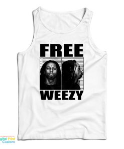 Vintage Lil Wayne Free Weezy Tank Top Vintage Lil Wayne Free Weezy Tank Top