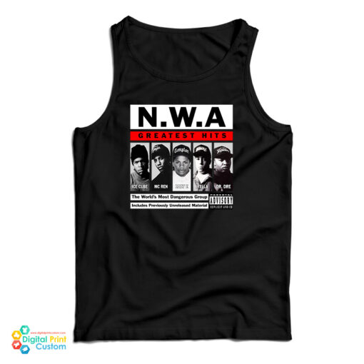 Vintage NWA Greatest Hits Tank Top