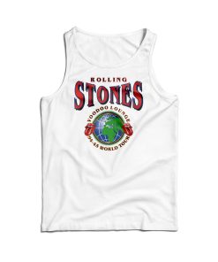 Vintage Rolling Stones Voodoo Lounge World Tour Tank Top For UNISEX