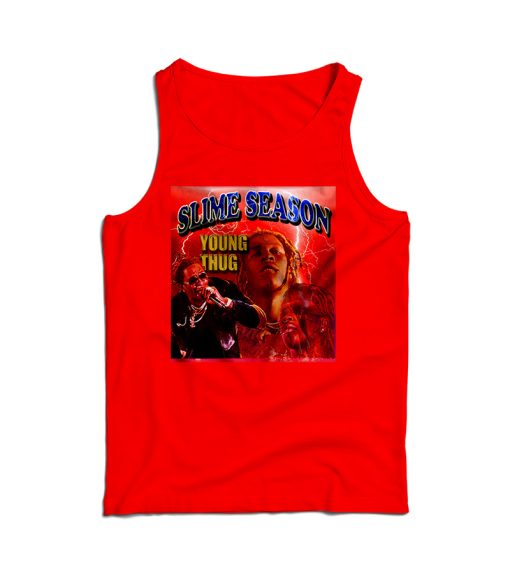 Vintage Slime Season Young Thug Hip Hop Tank Top Cheap For UNISEX