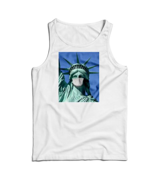 Virus Statue Of Liberty Parody Tank Top For Men’s And Women’s