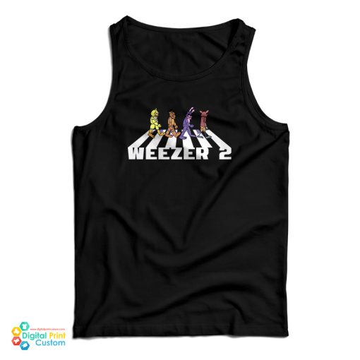 Weezer 2 Fnaf Animatronics Tank Top